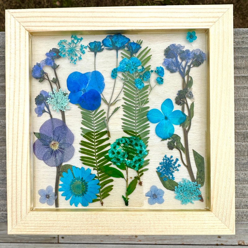 Blue Botanical Garden Art – BG 270