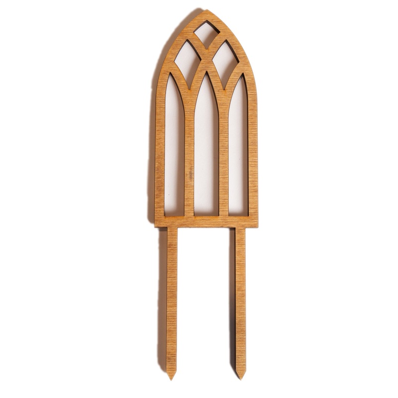 11 Walnut Narrow Peak Trellis