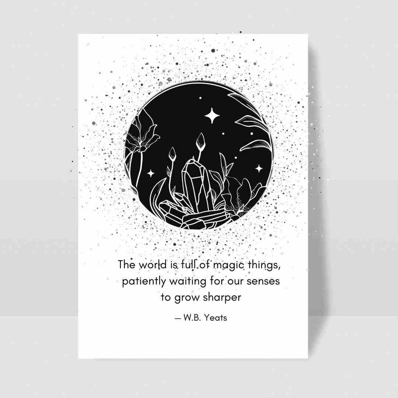 The World Is Full Of Magic Things – Blank Greeting Card