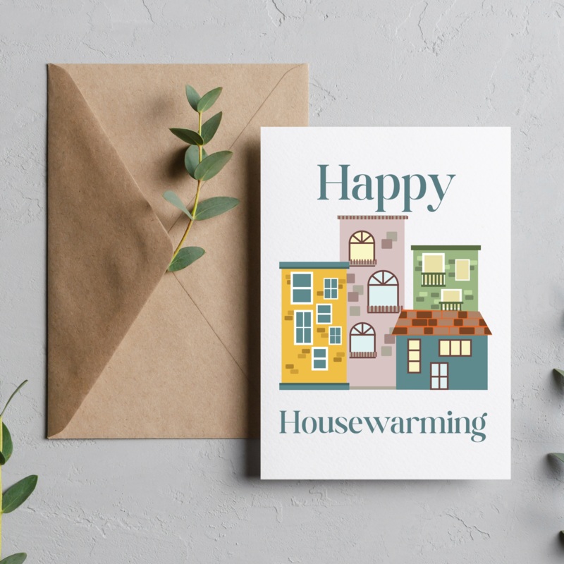 Happy Housewarming – Blank Greeting Card