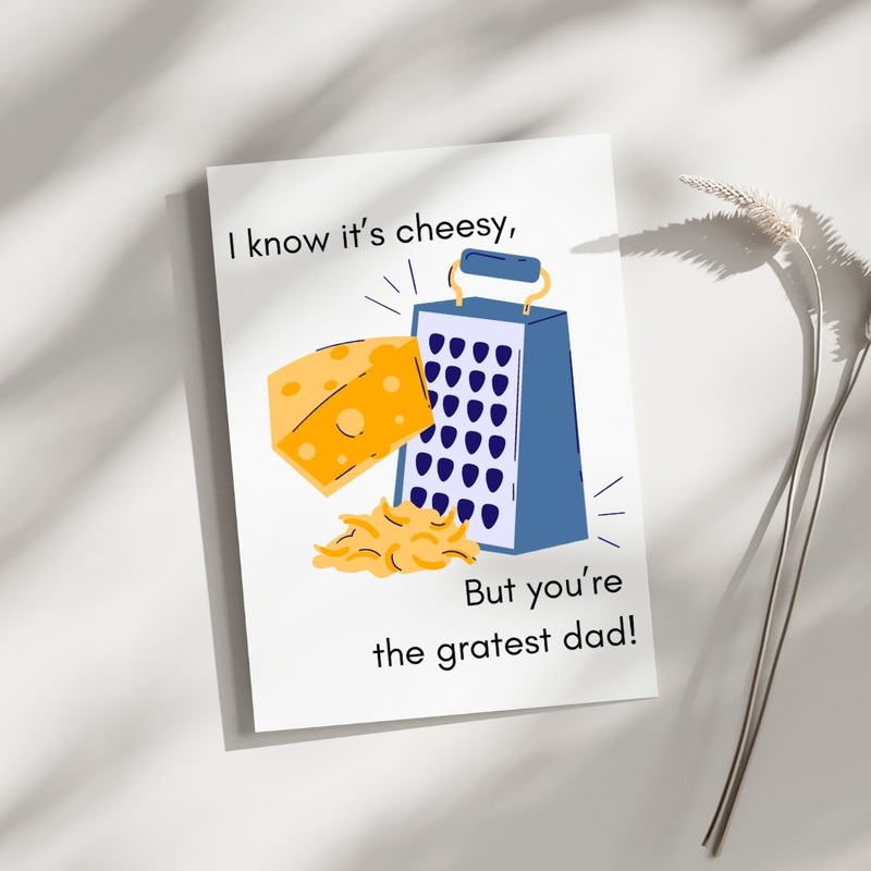 Gratest Dad – Blank Greeting Card