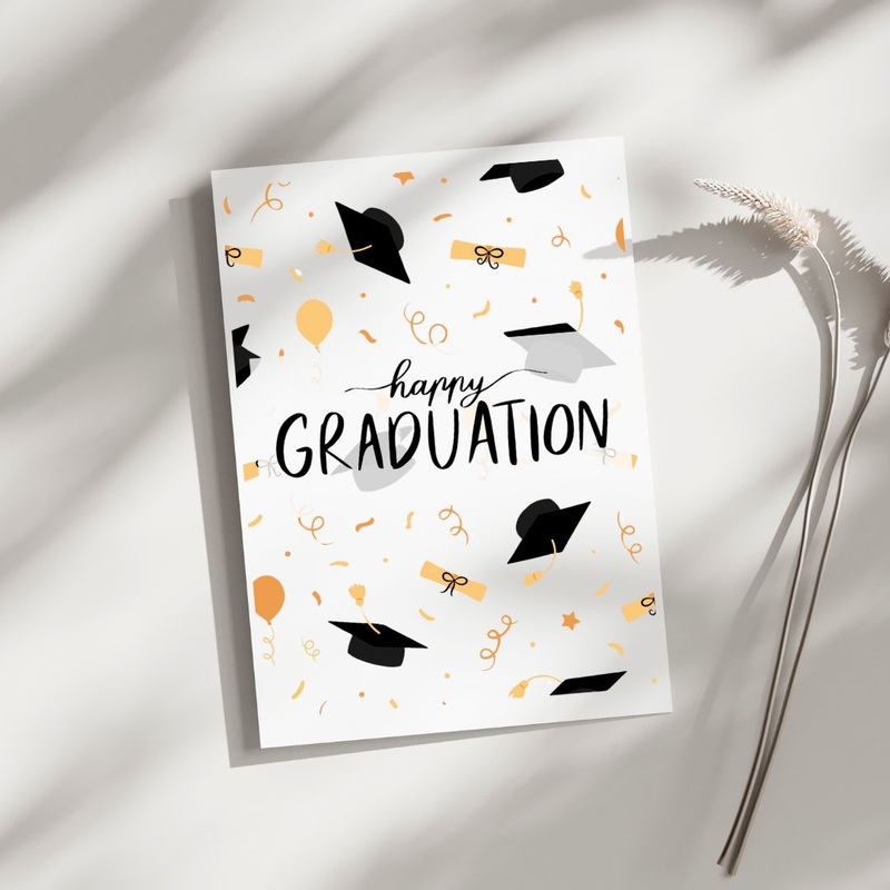 Happy Graduation – Blank Greeting Card