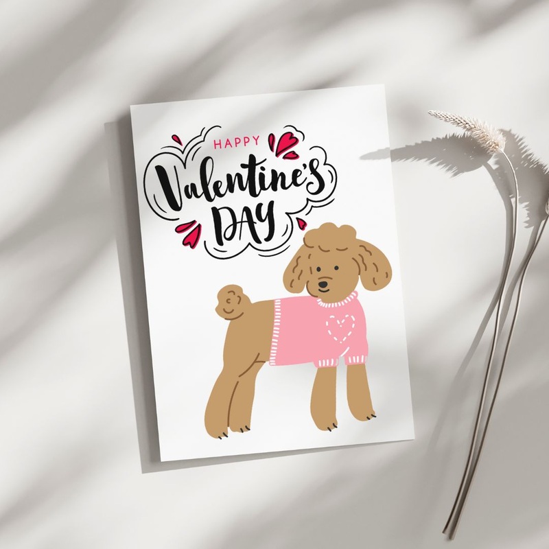 Happy Valentines Day – Blank Greeting Card