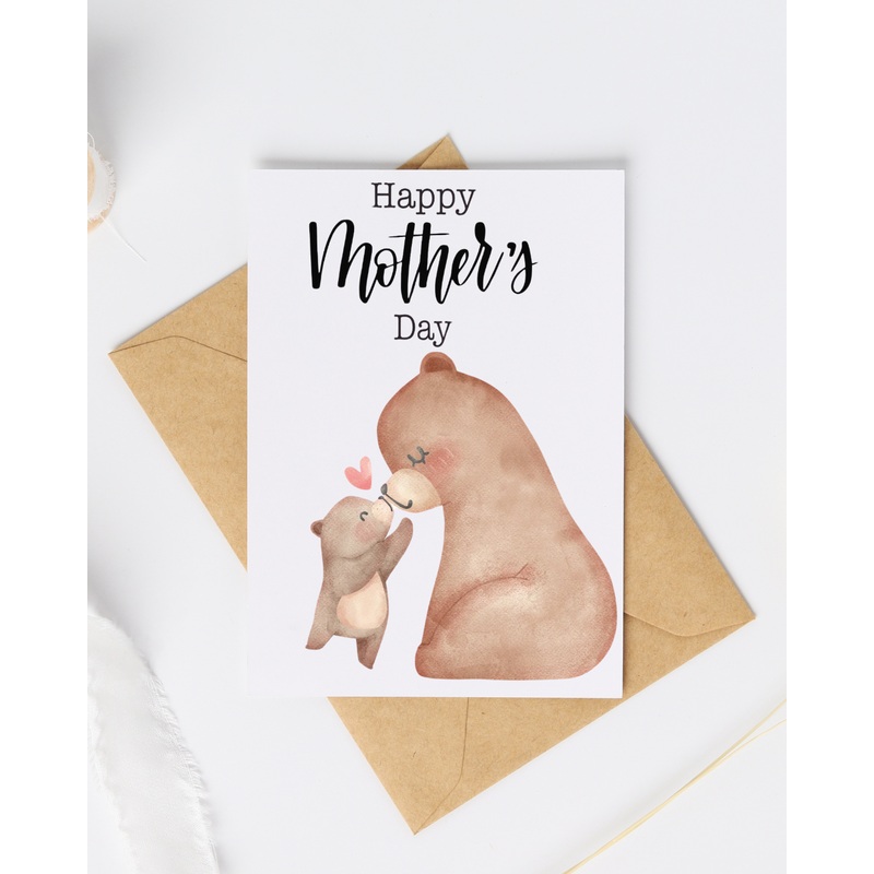 Mama Bear – Blank Greeting Card