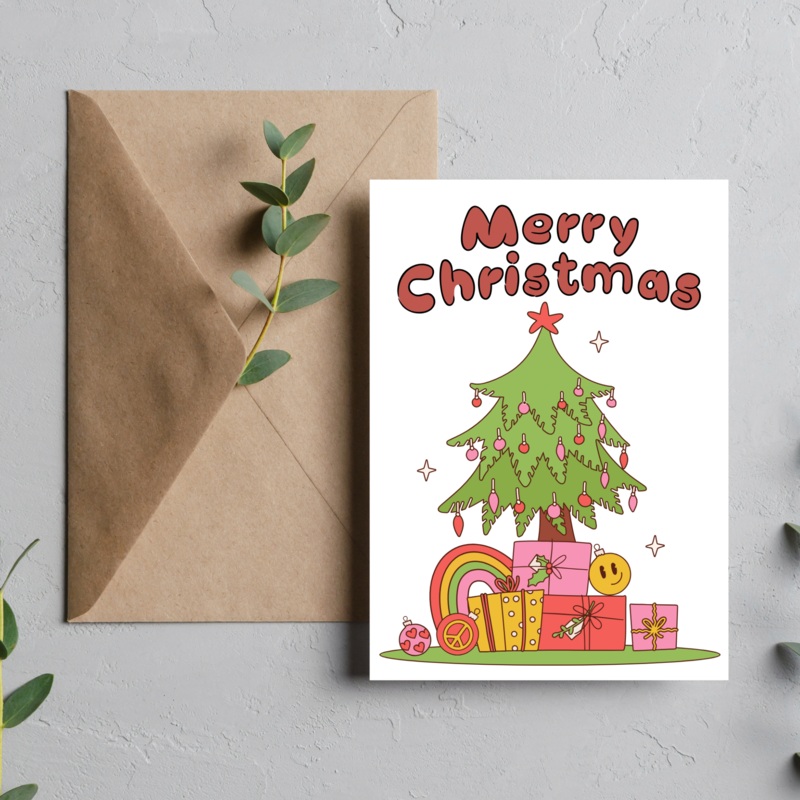 Merry Christmas  – Blank Greeting Card