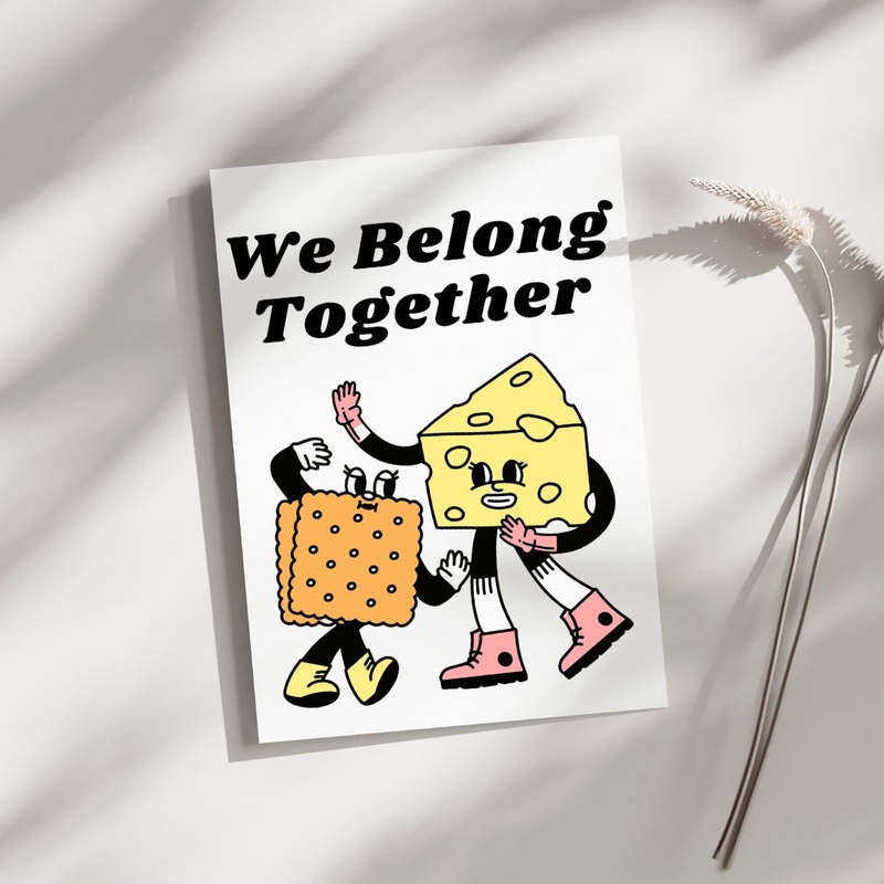 We Belong Together – Blank Greeting Card