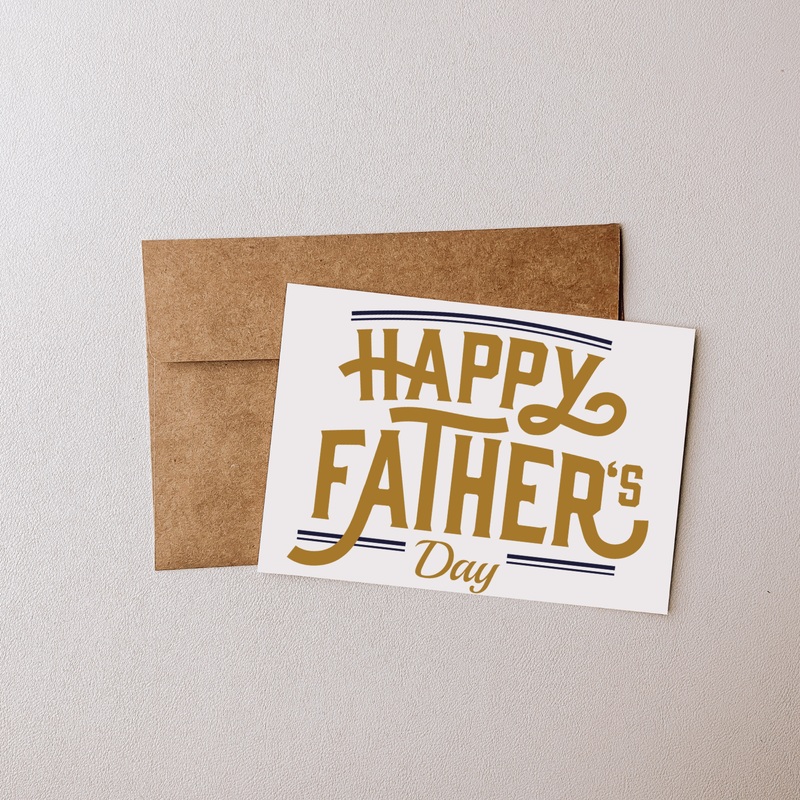 Happy Father’s Day – Blank Greeting Card