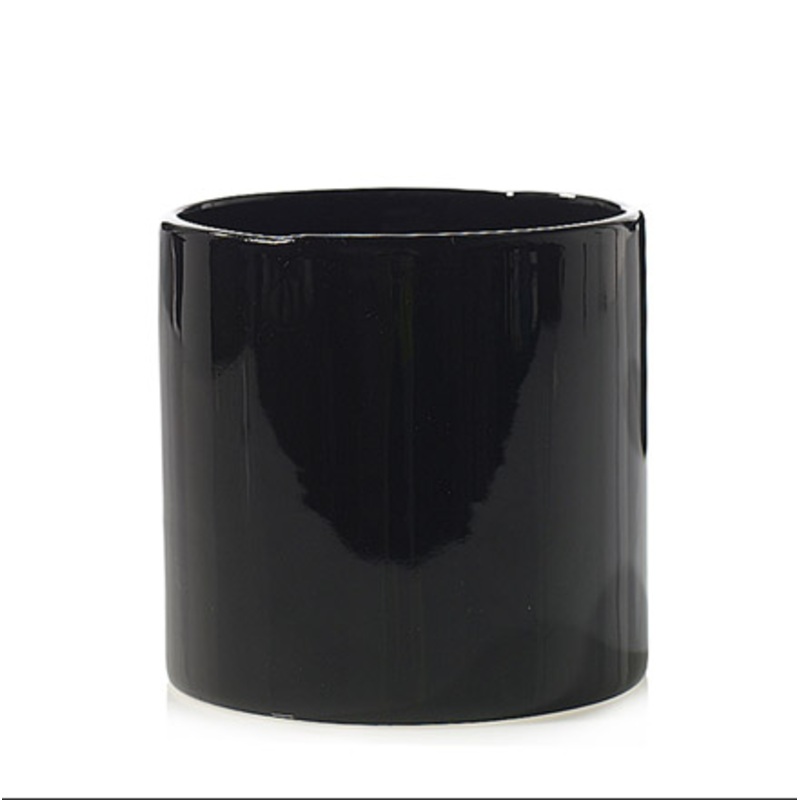CERCLE PLANTER Gloss Black, Small 4.25 Inch