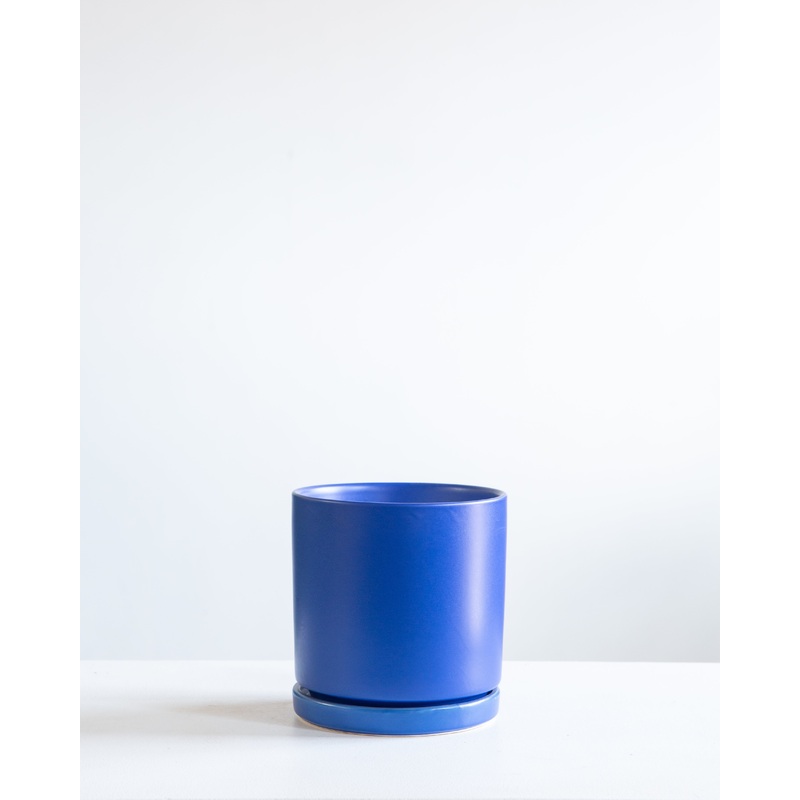 Small 6 Inch MOMMA POTS CYLINDER – INK BLUE