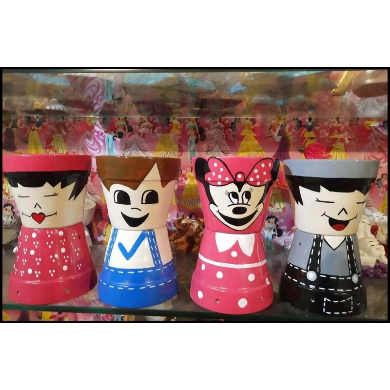 Ceramic Dolls Set of 4