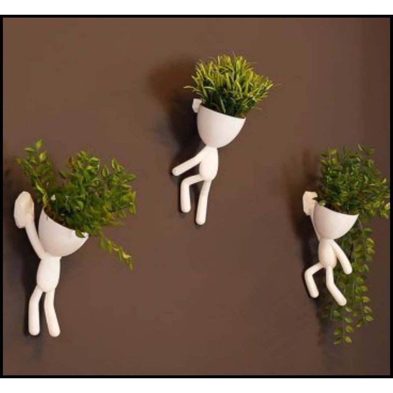 Climbing Yoga White Set of 3