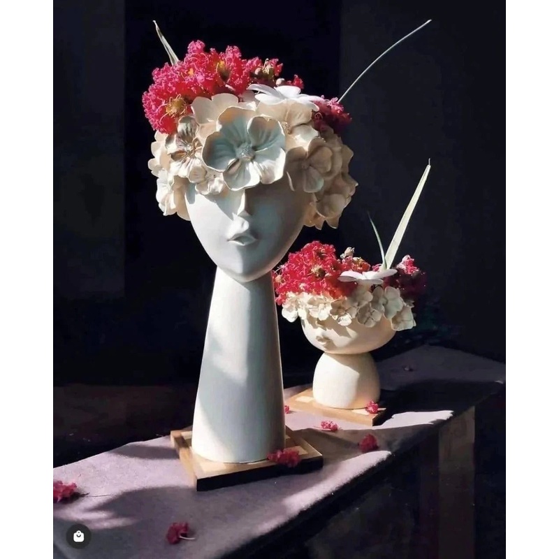 Floral Girls planter set of 2