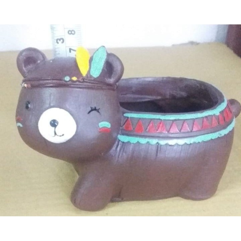 Buy Cute Bear Resin Planter
