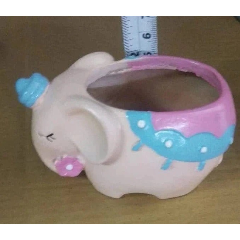 Buy Cute Elephant Resin Planter