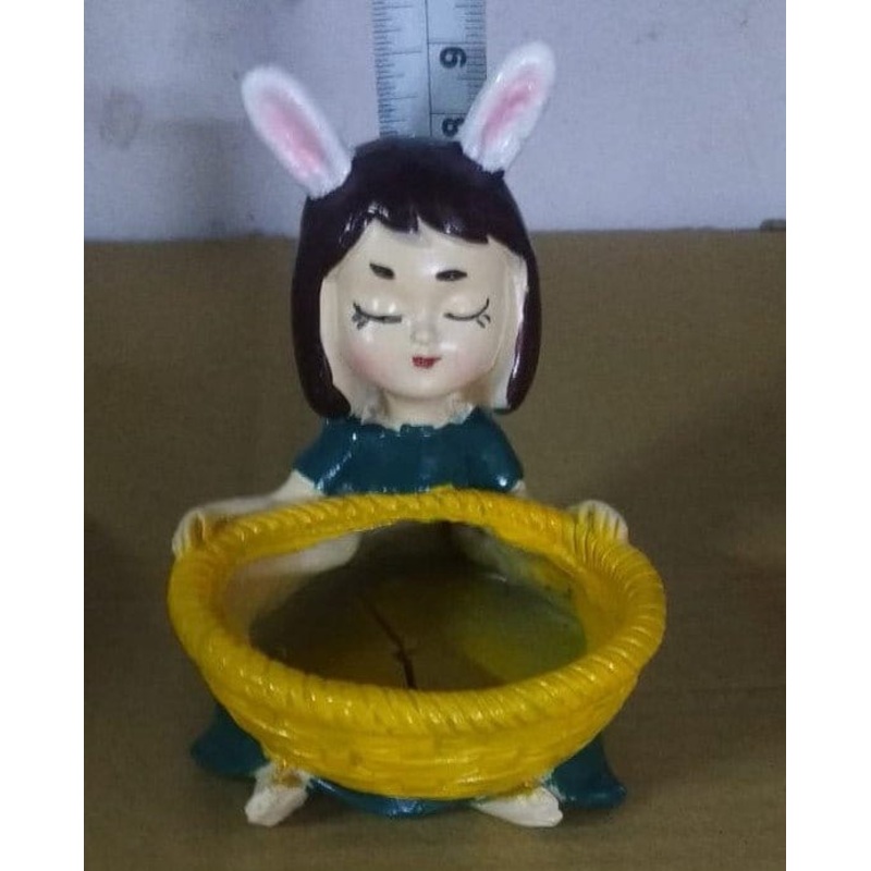 Buy Girl with The Pot Resin Planter