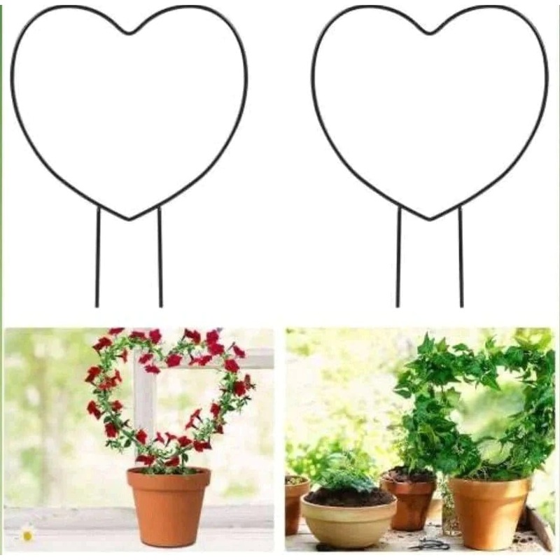Buy Heart Shape Garden stakes (Set of 4)