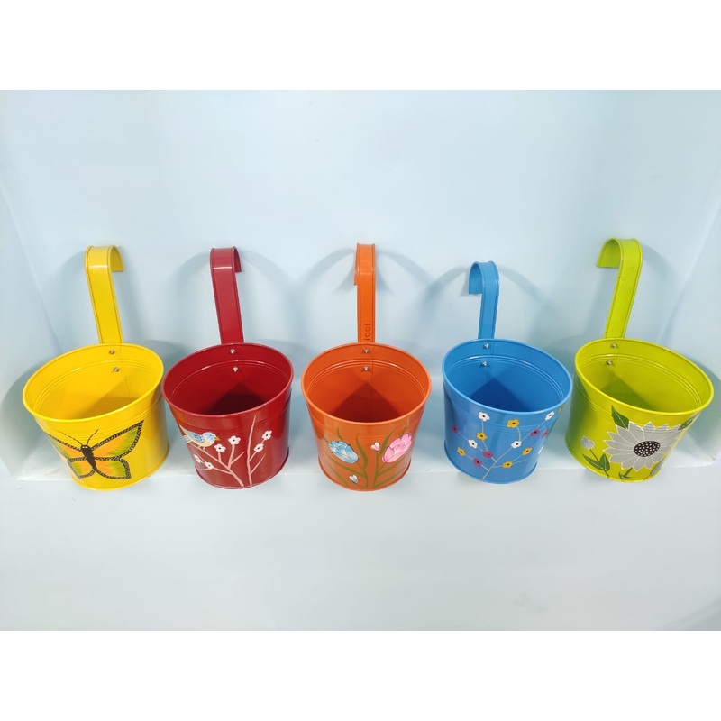 Buy Iron Hook Hanging Pot -(Set of 5)