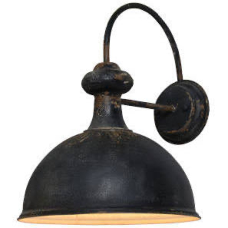 Rustic Black Wall Mount Barn Light