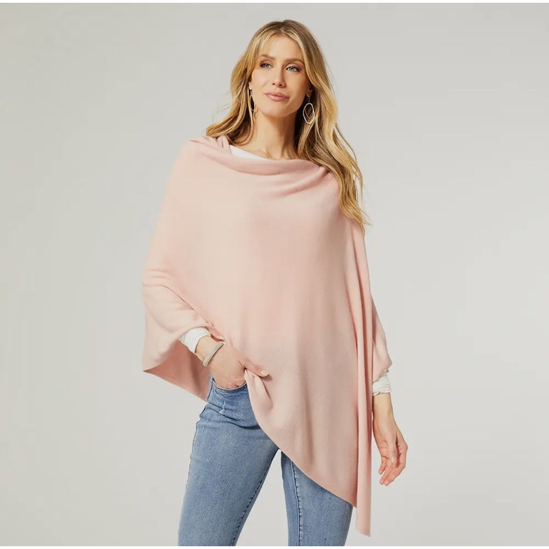 Lightweight Poncho – Rose