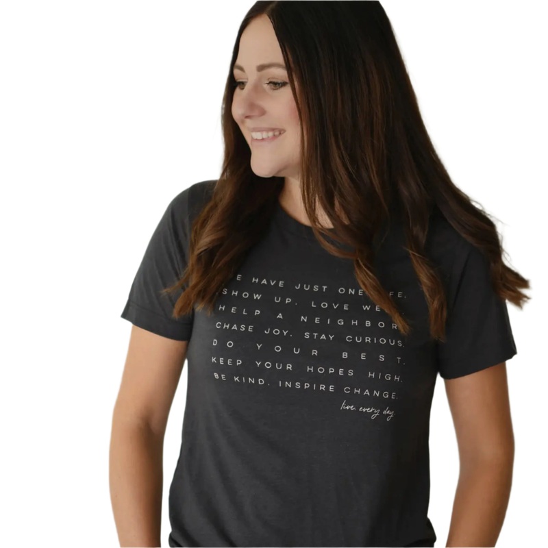 Live Every Day Tee|Sm|Med|Lrg|XL|XXL
