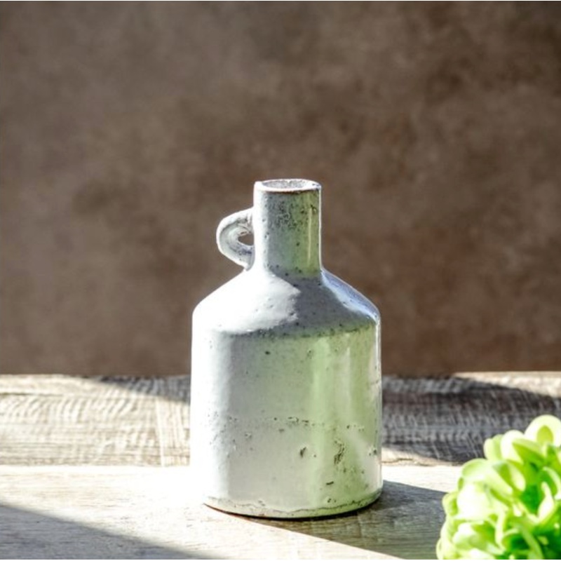 Textured Vase w/Handle – 6|Small