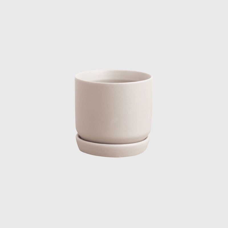 Oslo Mini Planter Pot Parchment 8cm