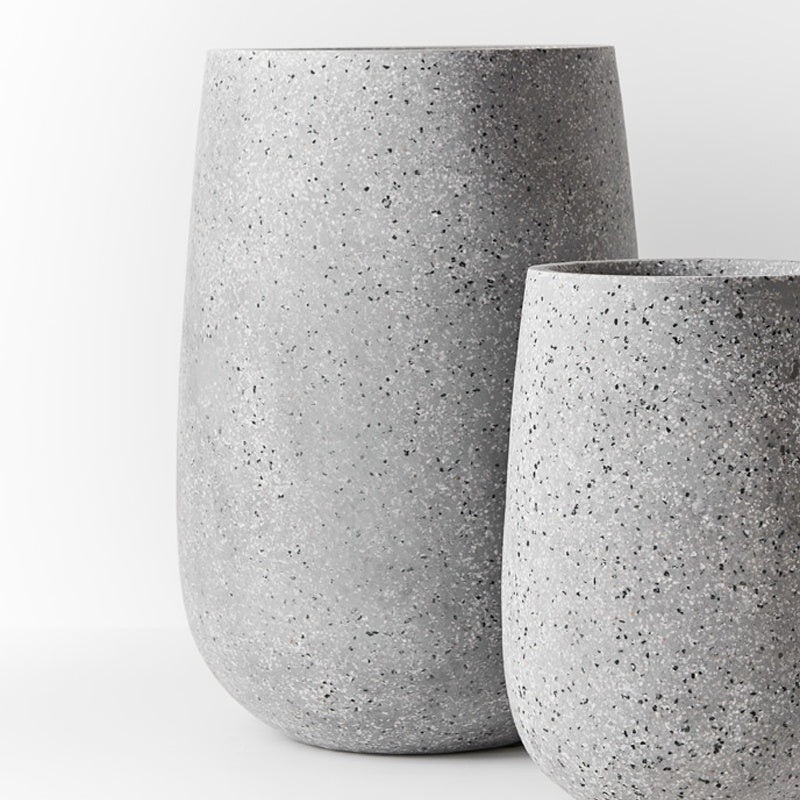 Cenzo Sol Planter Pot Grey 35cm