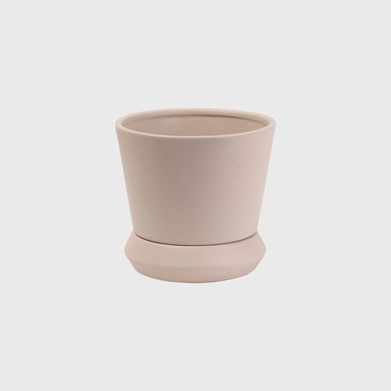 Hamburg Small Planter Pot Parchment 15cm