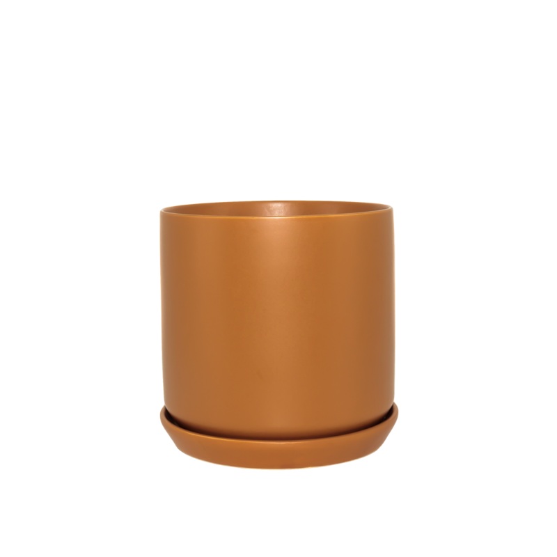 Oslo Large Planter Pot Cinnamon 18cm