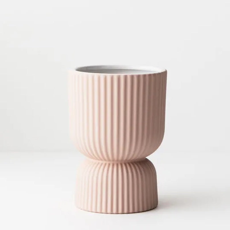 Palina Pedestal Pot Light Pink 11.5cm
