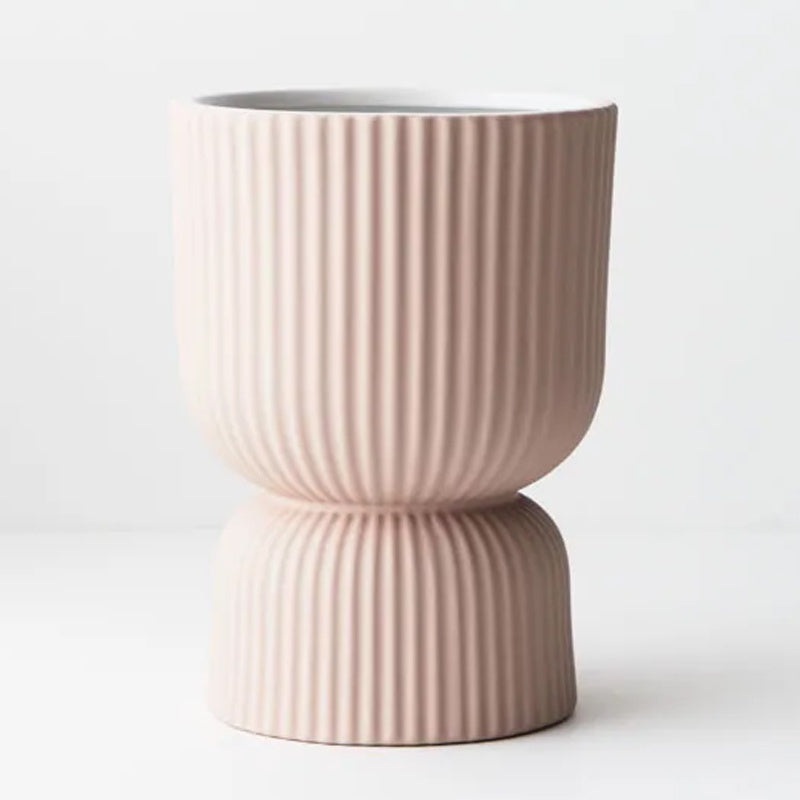 Palina Pedestal Pot Light Pink 15cm