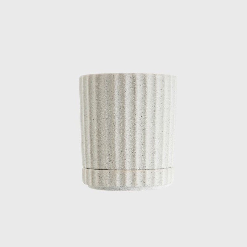 Athens Small Planter Pot Sand 11.5cm