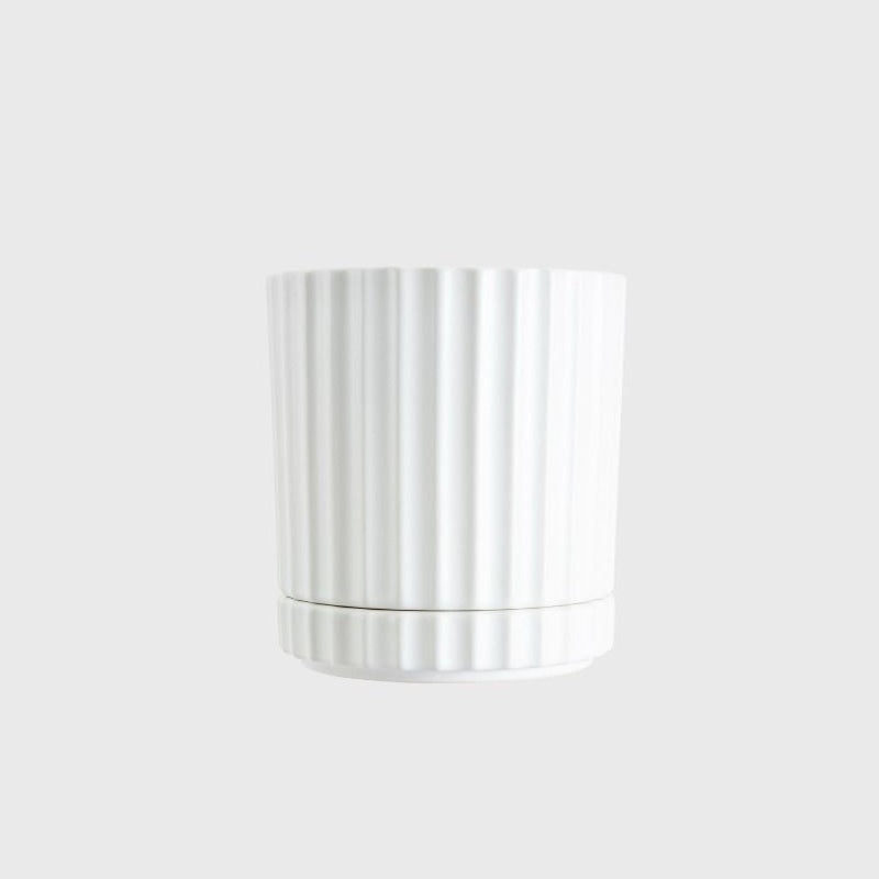 Athens Small Planter Pot White 11.5cm