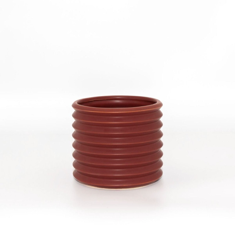 Berlin Small Planter Pot Brick 14cm