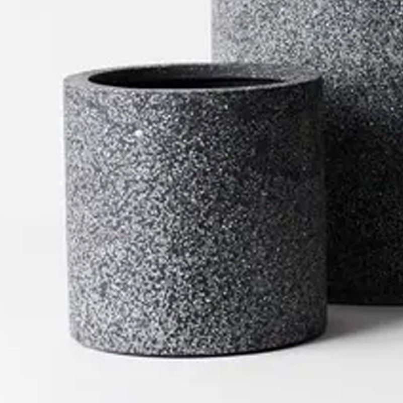 Cenzo Black Cylinder Pot 20cm