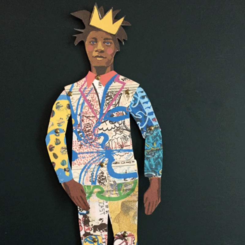 Cut Out and Make Puppet – Jean Michel Basquiat