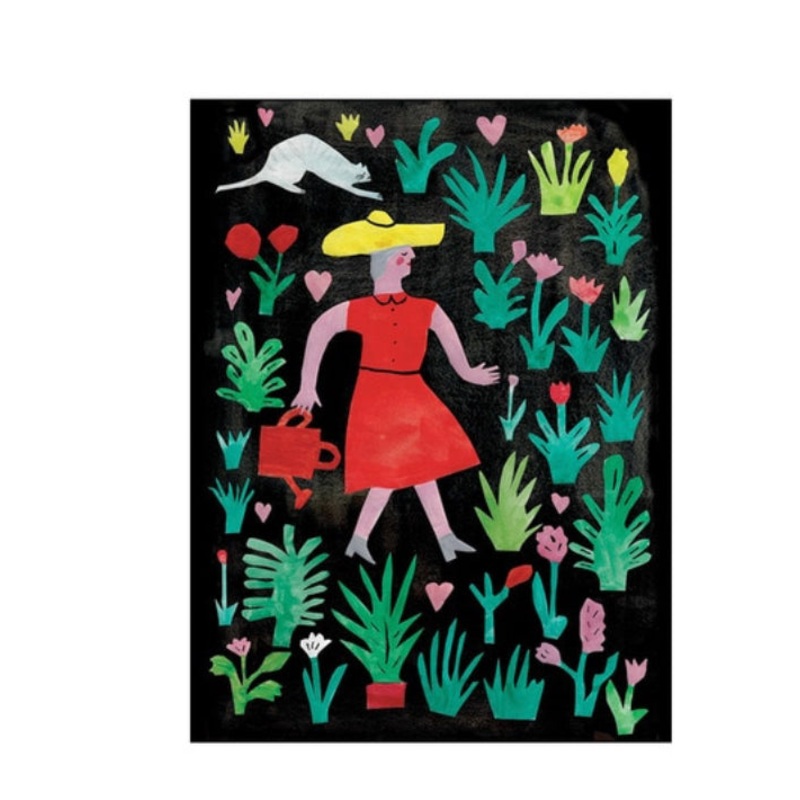 Garden Collage Fine Art Print 30x40cm