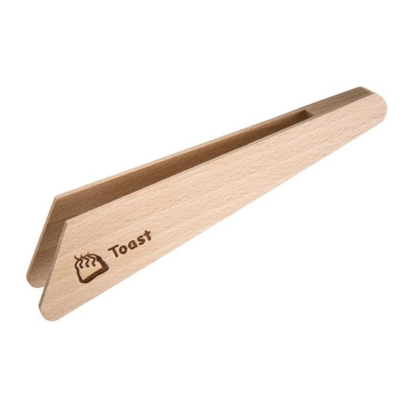 Wooden Toast Tongs