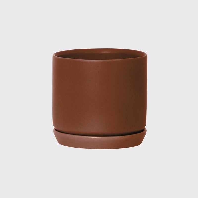 Oslo Medium Planter Pot Brick 15cm