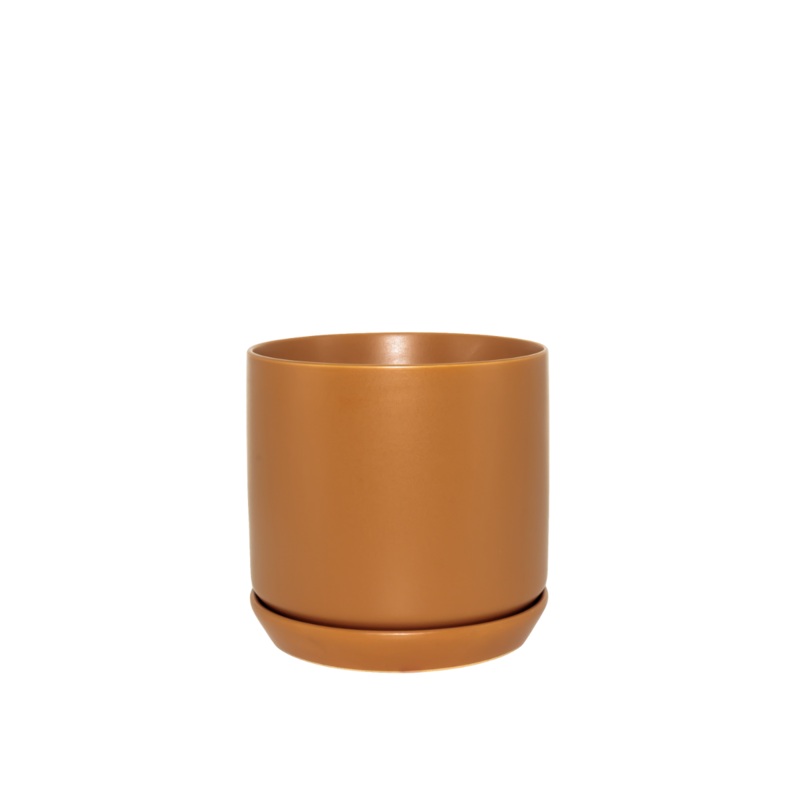 Oslo Medium Planter Pot Cinnamon 15cm
