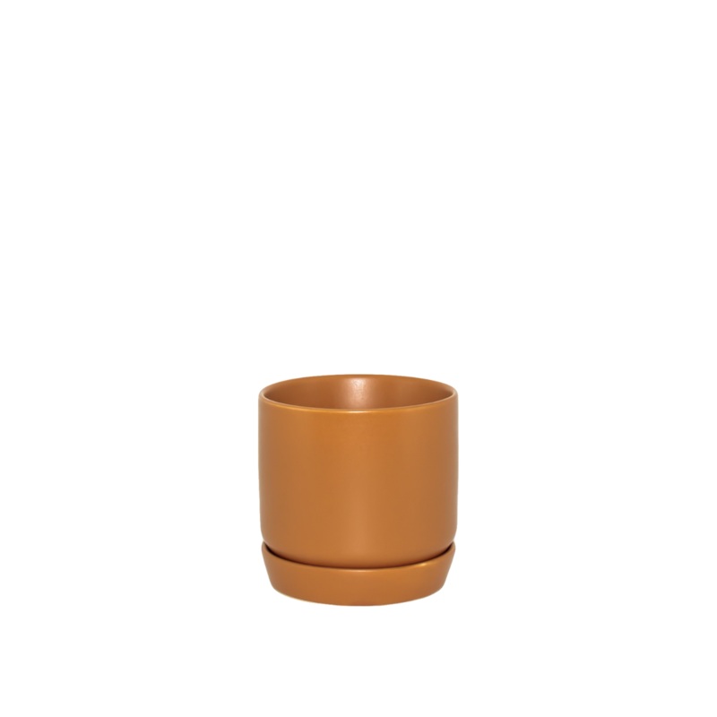 Oslo Mini Planter Pot Cinnamon 8cm