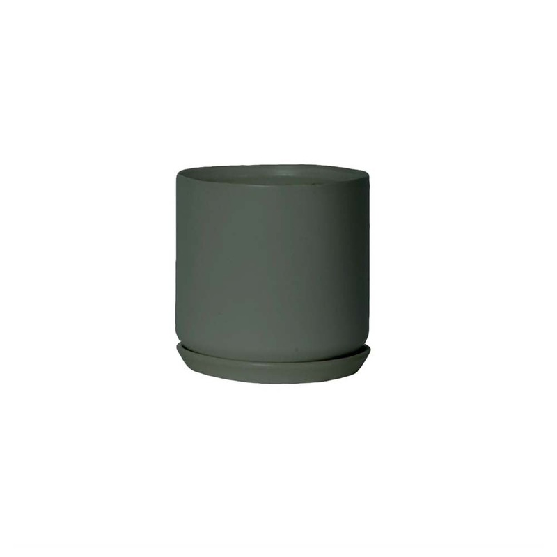 Oslo Small Planter Pot Eucalypt 12cm