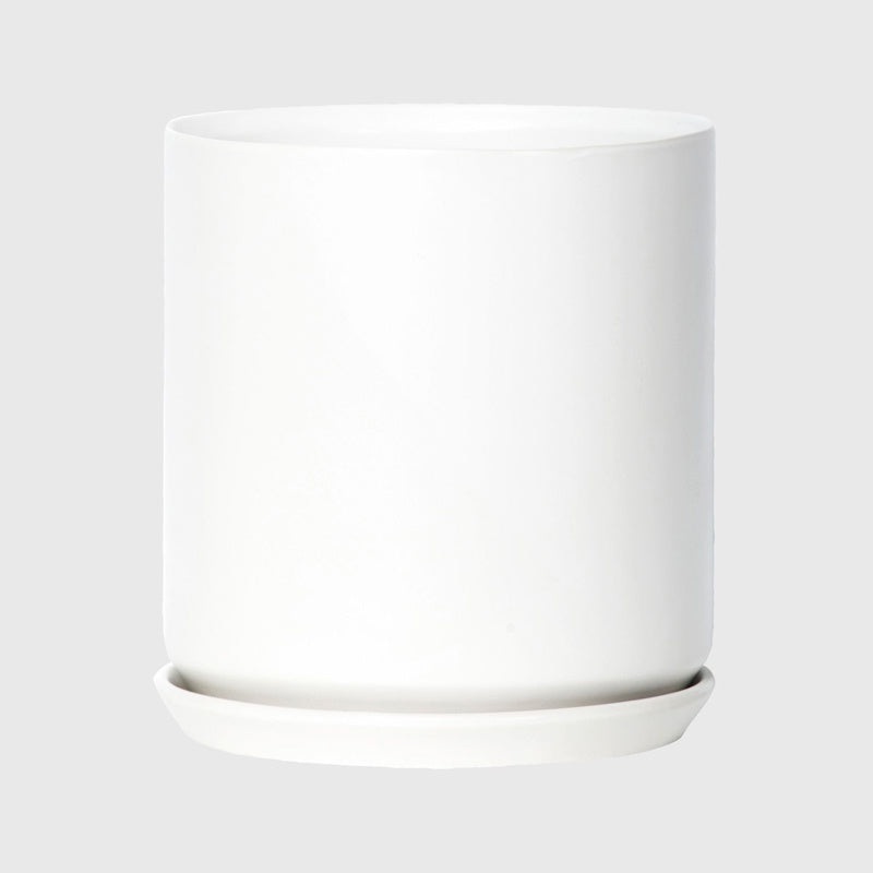 Oslo X-Large Planter Pot Ice White 22cm
