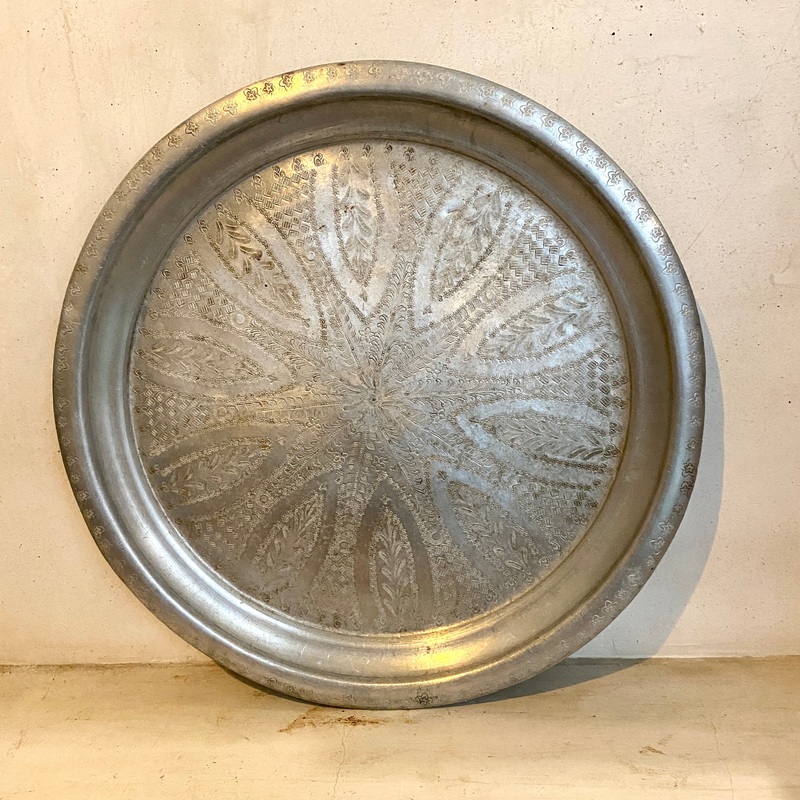 Aluminium Tray, Hand Embossed – 50cm