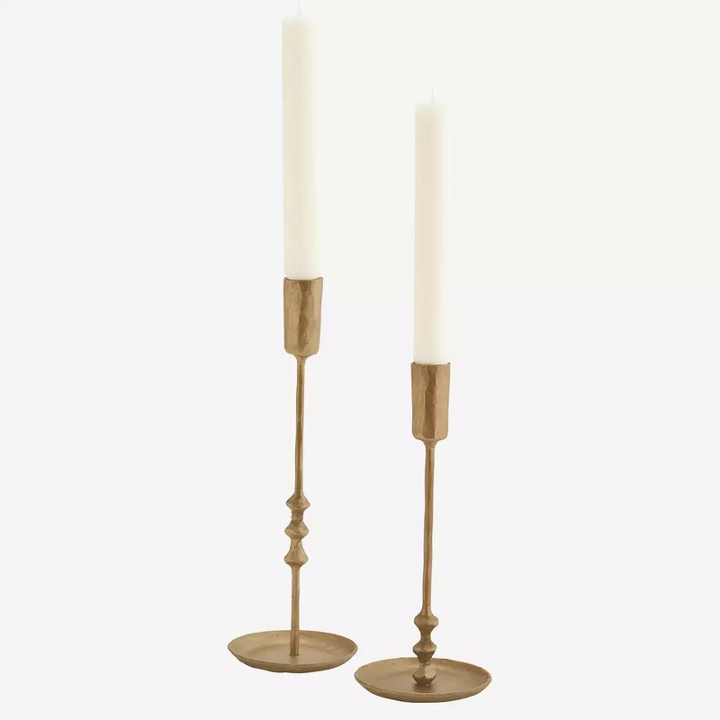 Hand Forged Candle Holder in Brass
