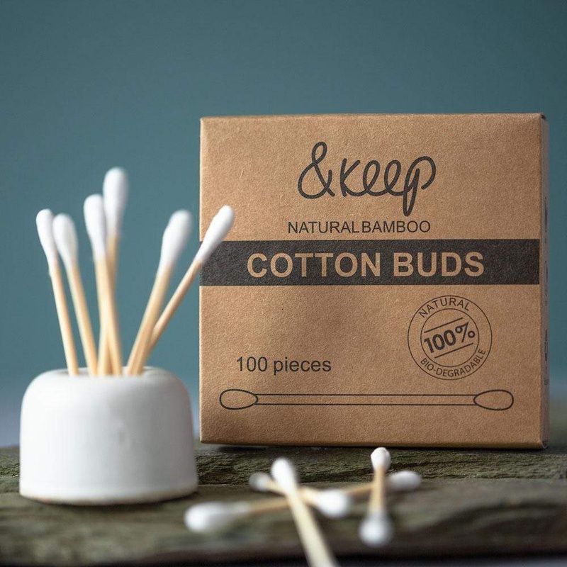 &Keep Bamboo Cotton Buds – pack of 100