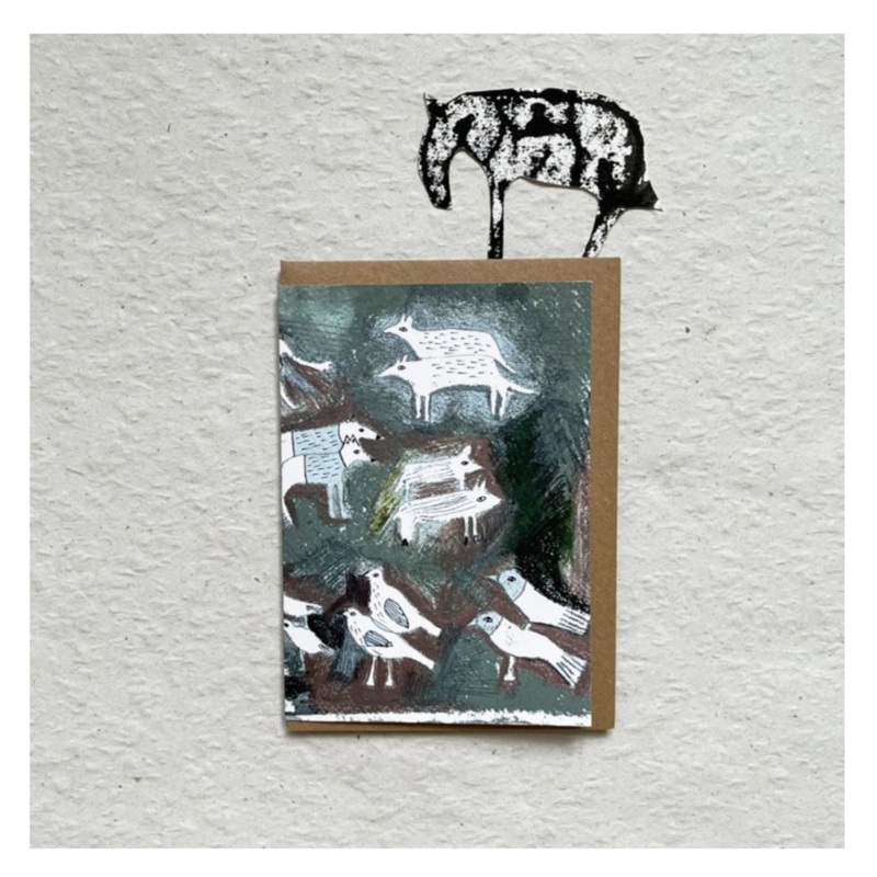 Two by Two blank card – Dear Prudence