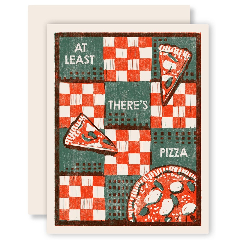 At Least There’s Pizza Sympathy Card