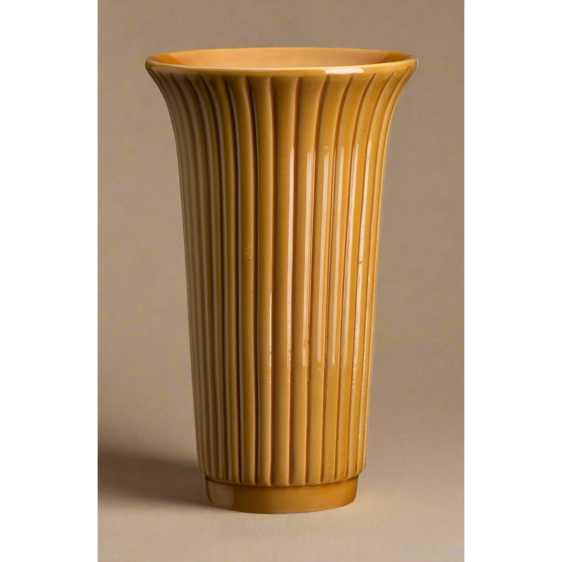 Daisy Glazed Vase