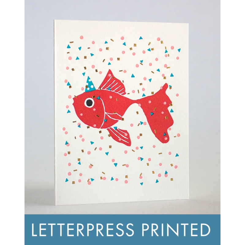 Goldfish Party Greeting Card